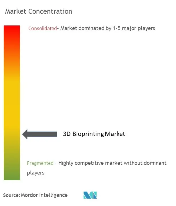 3D Bioprinting Market Concentration