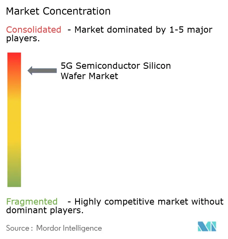 5G Semiconductor Silicon Wafer Market Concentration