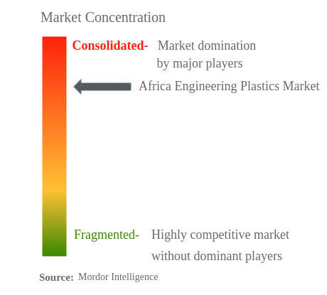 アフリカのエンジニアリングプラスチックス市場集中度