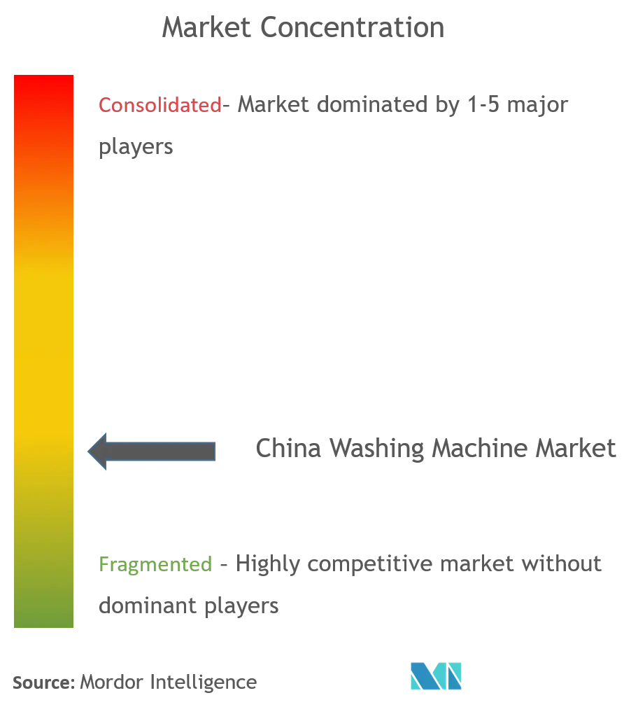 China Washing Machine Market Concentration