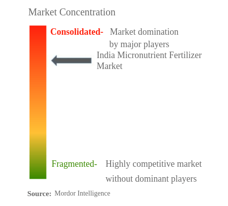 India Micronutrient Fertilizer Market Concentration
