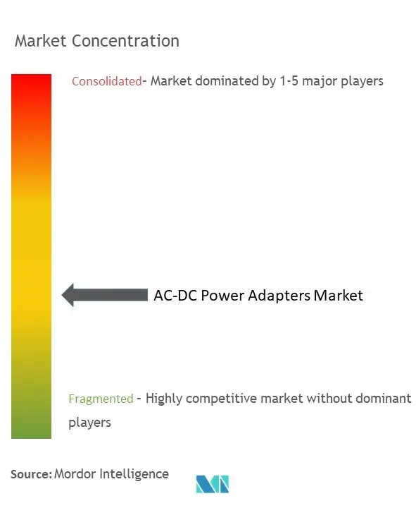 AC-DC Power Adapters Market Concentration