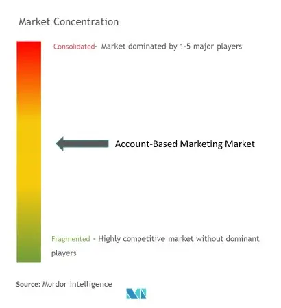アカウント・ベース・マーケティング市場の集中