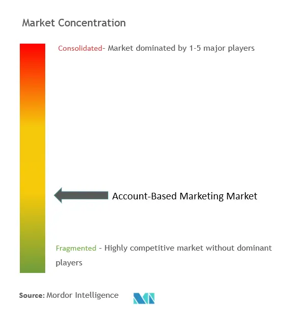 Concentración del mercado de marketing basado en cuentas
