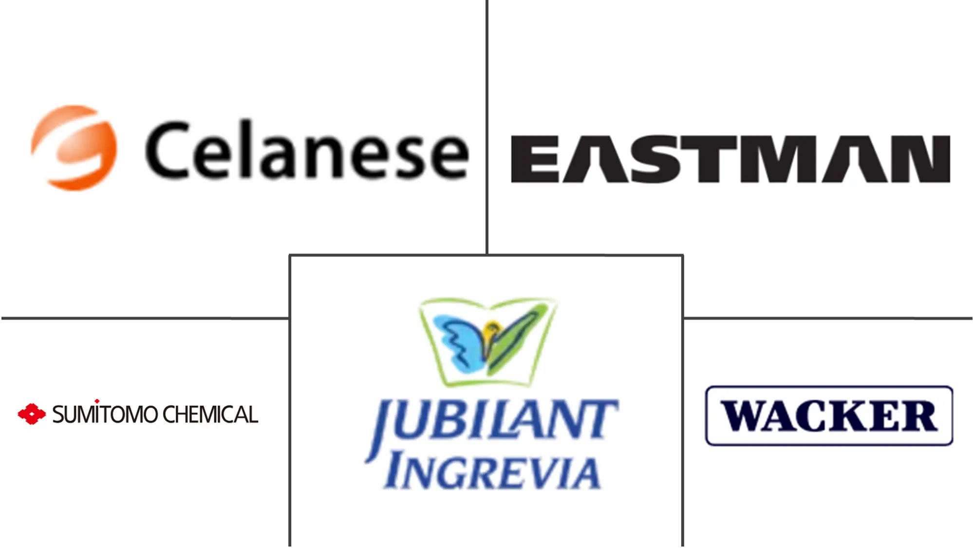 Major players in Acetaldehyde industry