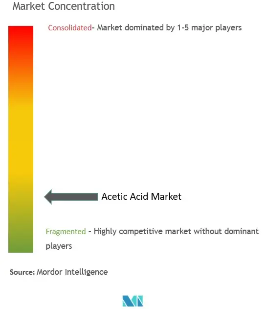 Acetic Acid Market Concentration