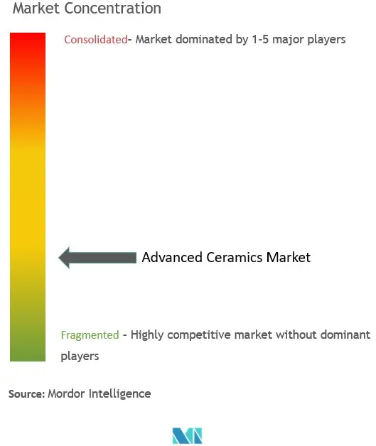 Advanced Ceramics Market Concentration