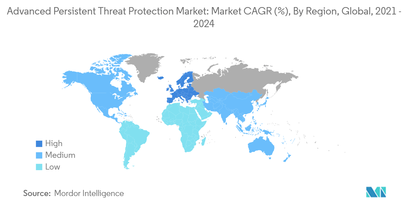 Advanced Persistent Threat Protection Market: Market CAGR (%), By Region, Global