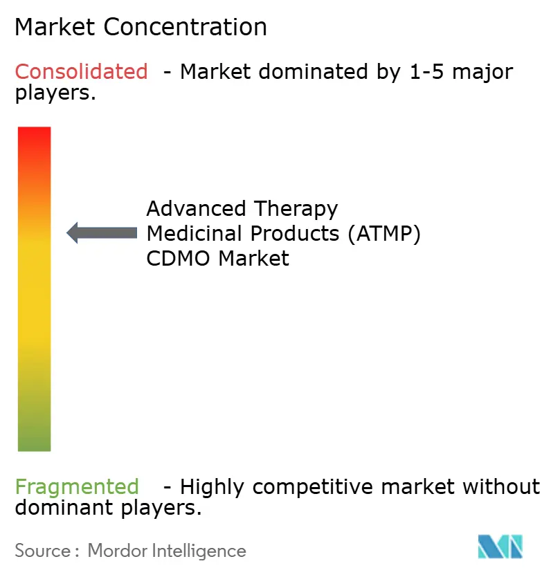 Advanced Therapy Medicinal Products (ATMP) CDMO Market Concentration
