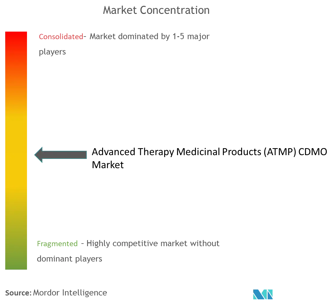 Advanced Therapy Medicinal Products (ATMP) CDMO Market Concentration