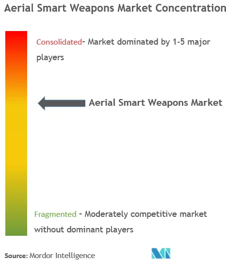 تركيز سوق الأسلحة الجوية الذكية
