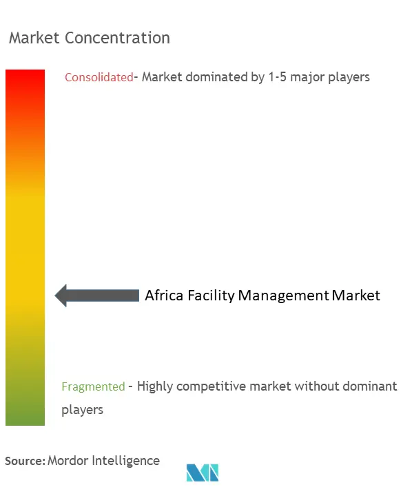 تركيز سوق إدارة المرافق في أفريقيا