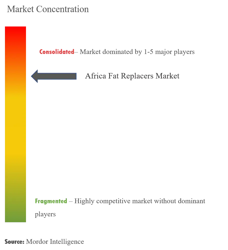Africa Fat Replacers Market Concentration