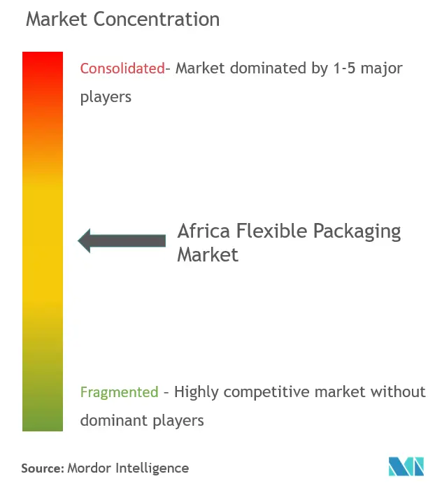 Africa Flexible Packaging Market Concentration