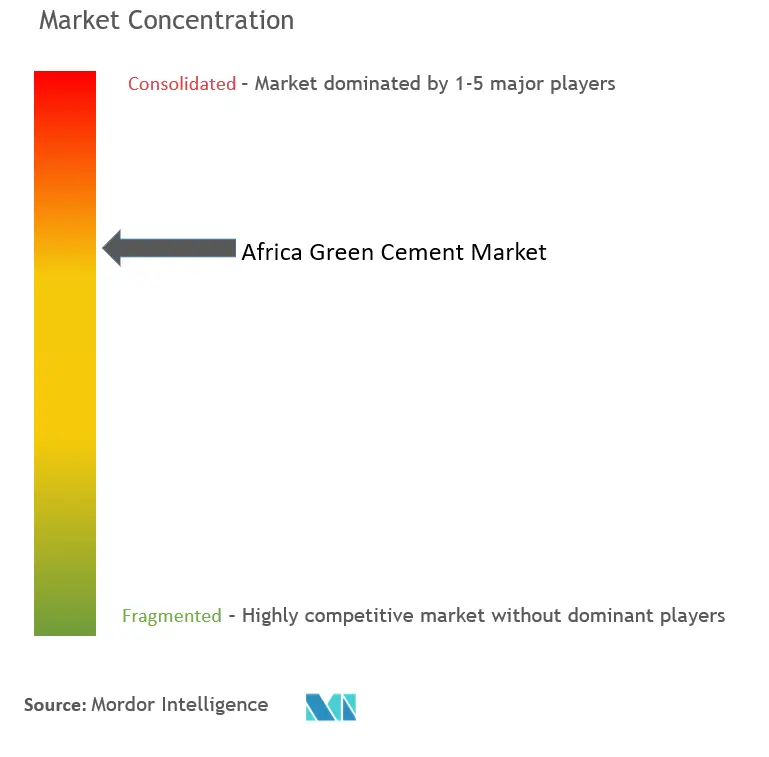 Africa Green Cement Market Concentration