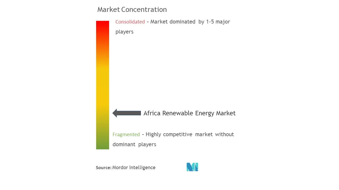 Africa Renewable Energy Market Concentration