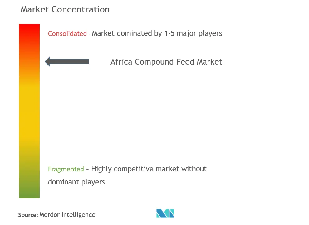 非洲配合饲料市场集中度