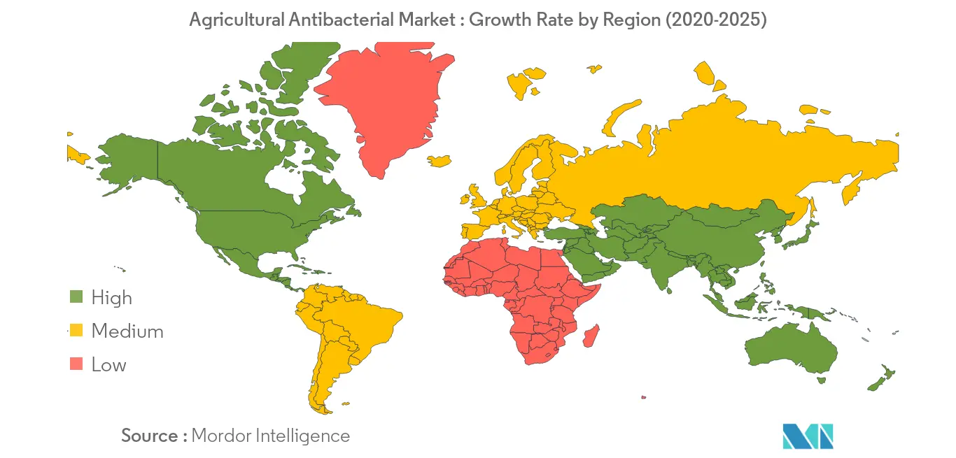 Agricultural Antibacterials Market Growth rate