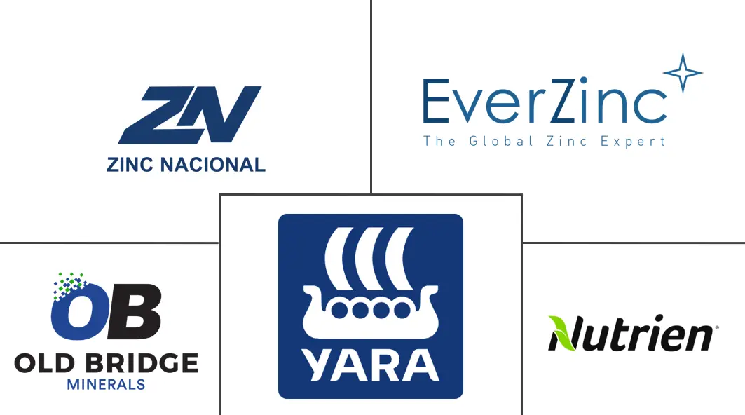 Principales actores en Mercado de Qu��micos de Zinc de Grado Agr��cola industria
