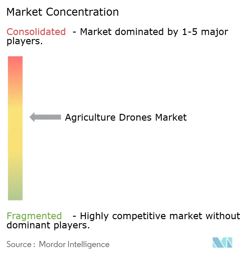 Agriculture Drones Market Concentration