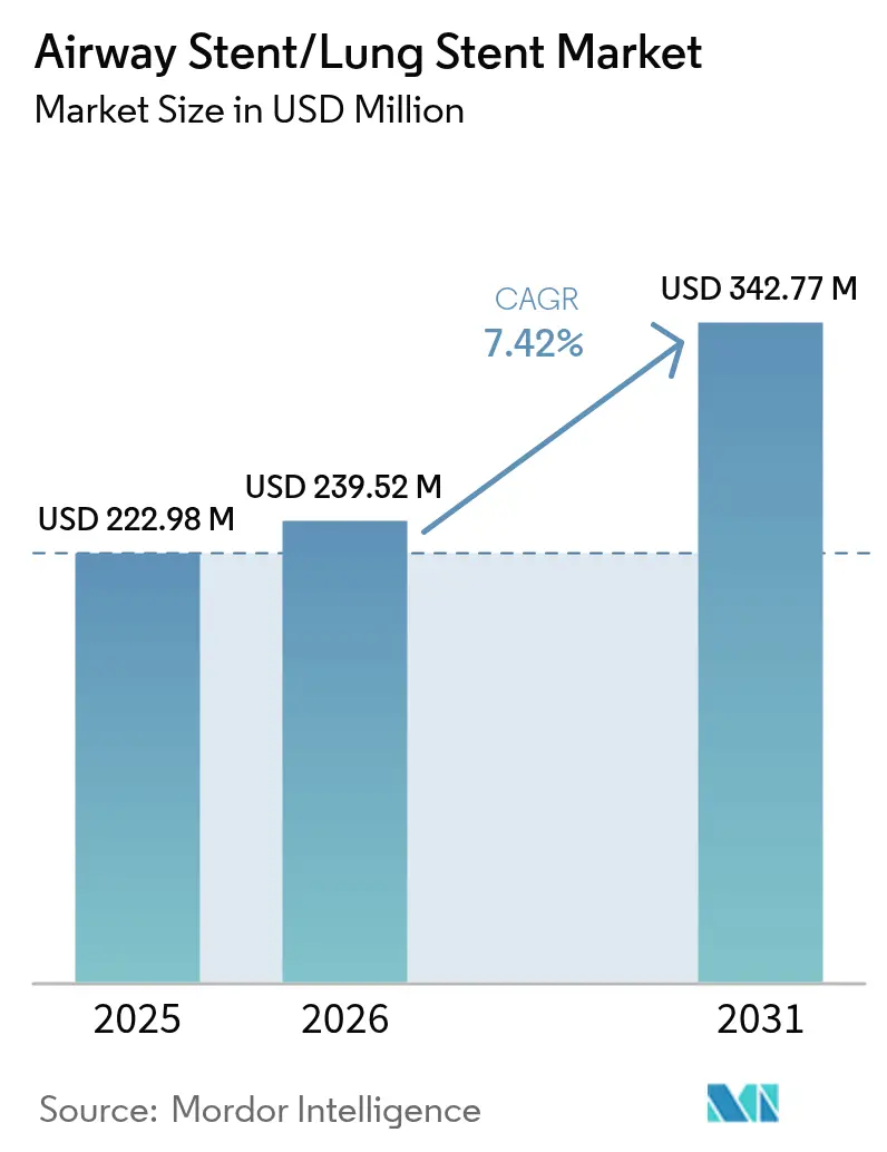 Airway Stent/Lung Stent Market (2025 - 2030)
