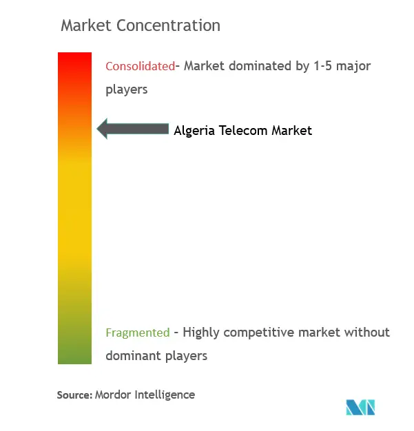 Algeria Telecom Market Concentration