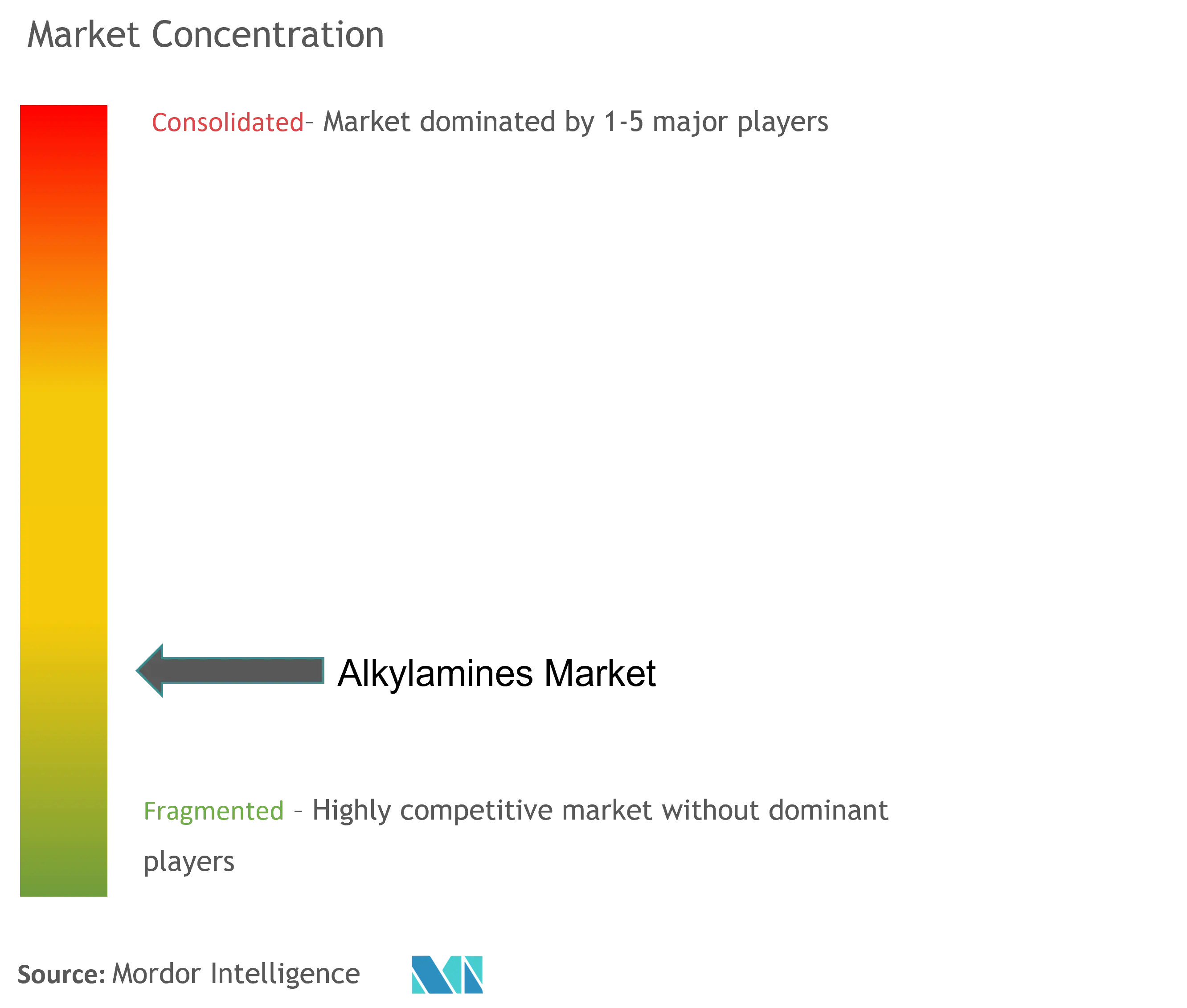 Alkylamines Market Concentration