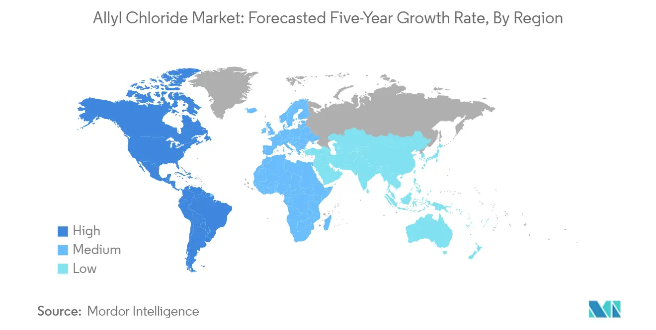 Market Analysis of Allyl Chloride Market: Forecasted Growth Rate by Region