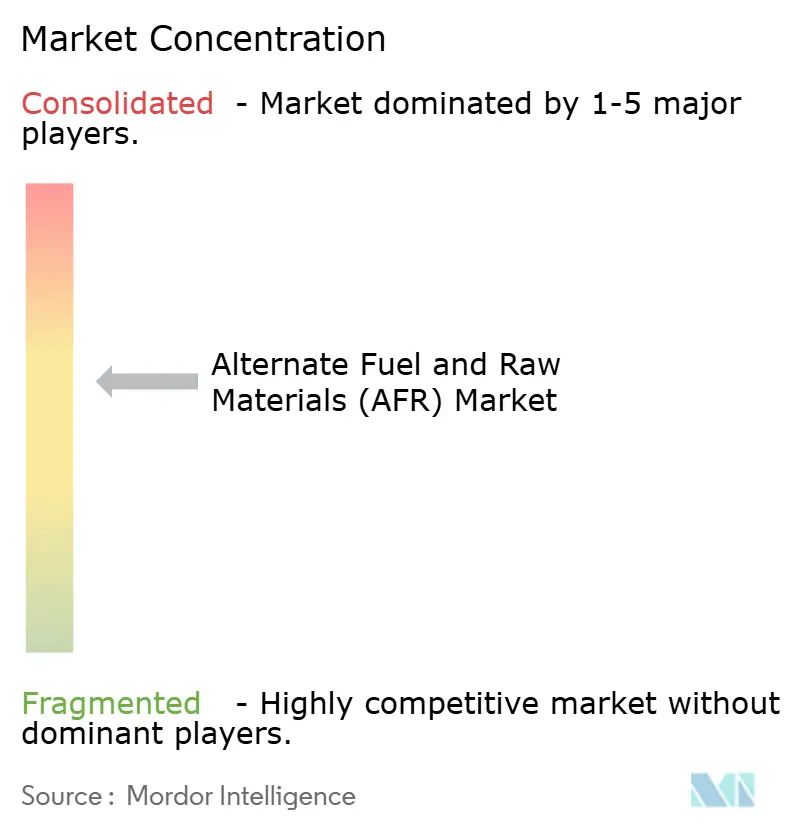 Alternate Fuel and Raw Materials (AFR) Market Concentration