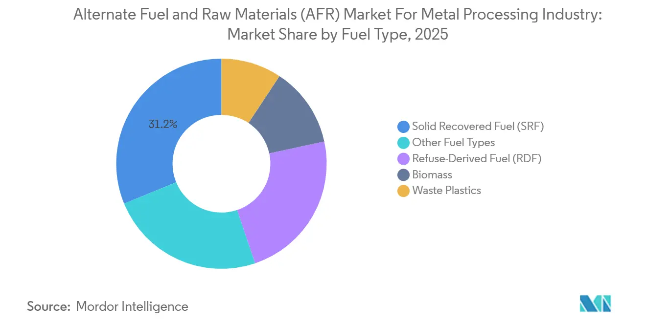 Alternate Fuel and Raw Materials (AFR) Market For Metal Processing Industry Market Share by Fuel Type, 2025
