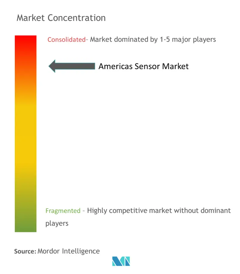 Americas Sensor Market Concentration