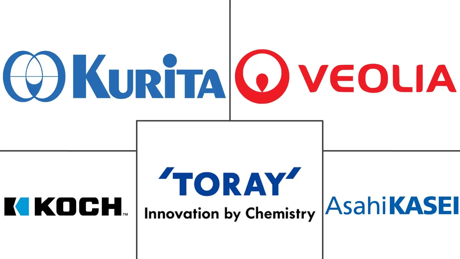 Major players in APAC Membrane Water And Wastewater Treatment industry