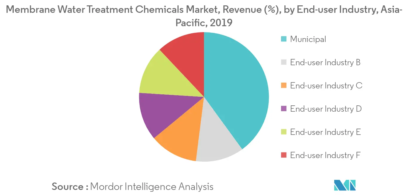 Asia-Pacific Membrane Water Treatment Chemicals Market Revenue Share