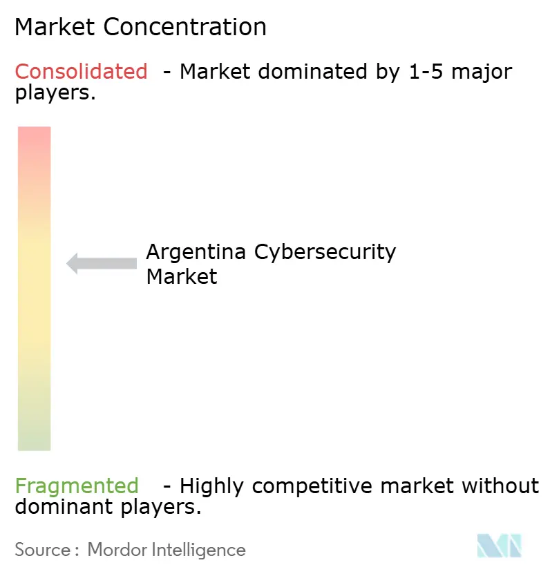 Argentina Cybersecurity Market Concentration Argentina Cybersecurity Market Concentration
