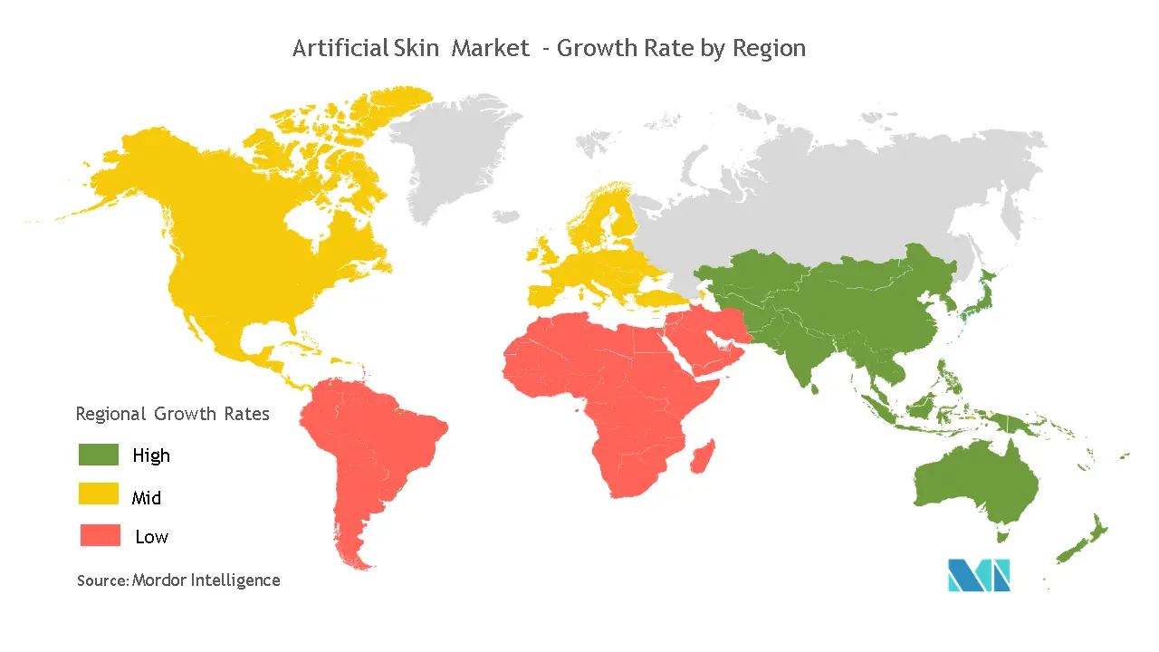 Artificial Skin Market Growth by Region