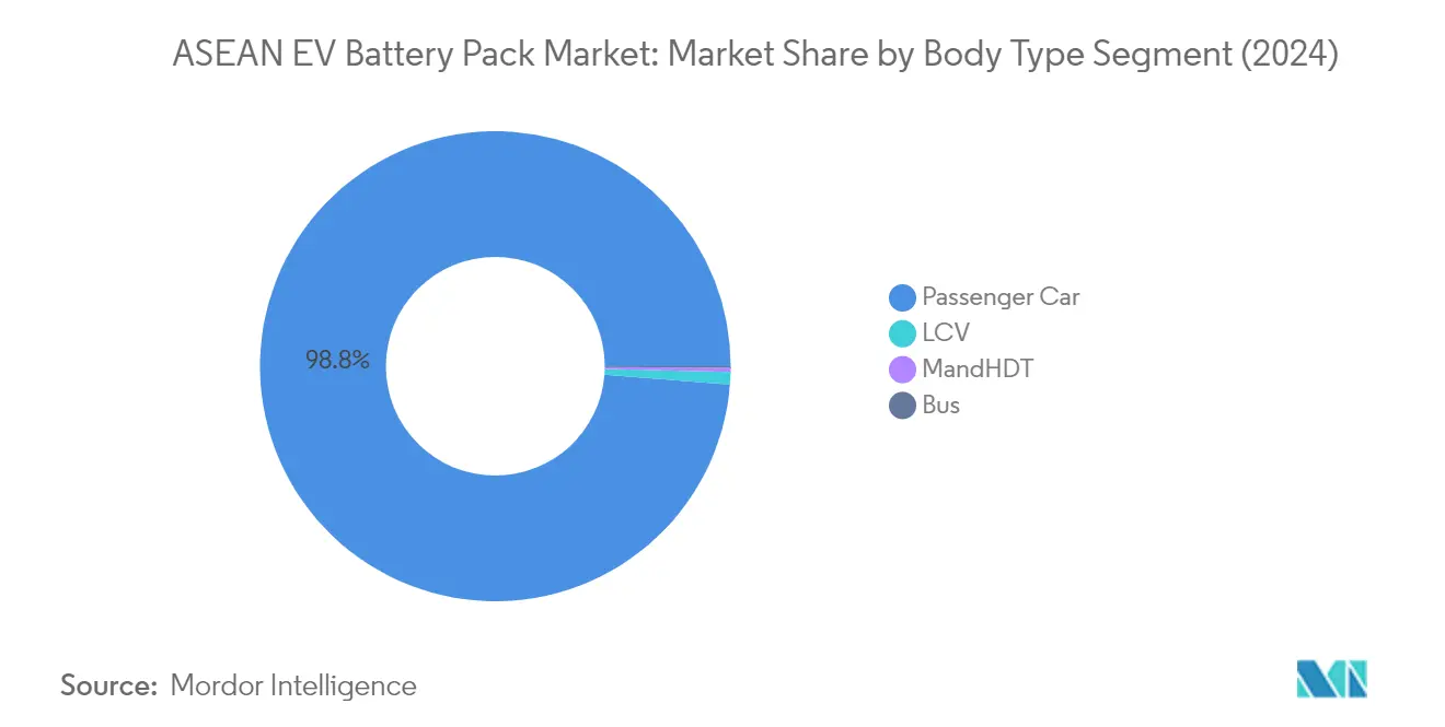 Market Analysis of ASEAN EV Battery Pack Market: Chart for Body Type