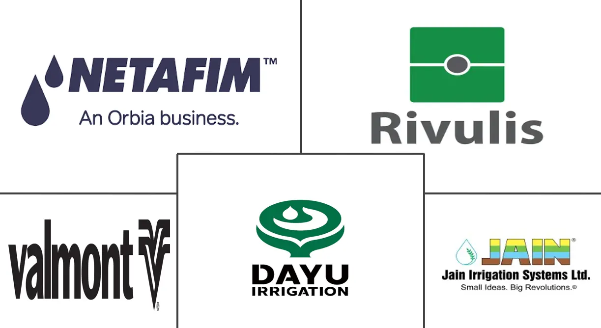 Principais participantes em Mercado de Máquinas de Irrigação Agrícola da Ásia-Pacífico indústria