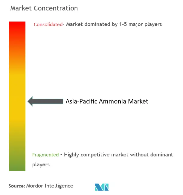 Asia-Pacific Ammonia Market Concentration