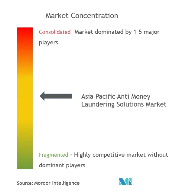 Asia Pacific Anti Money Laundering Solutions Market Concentration