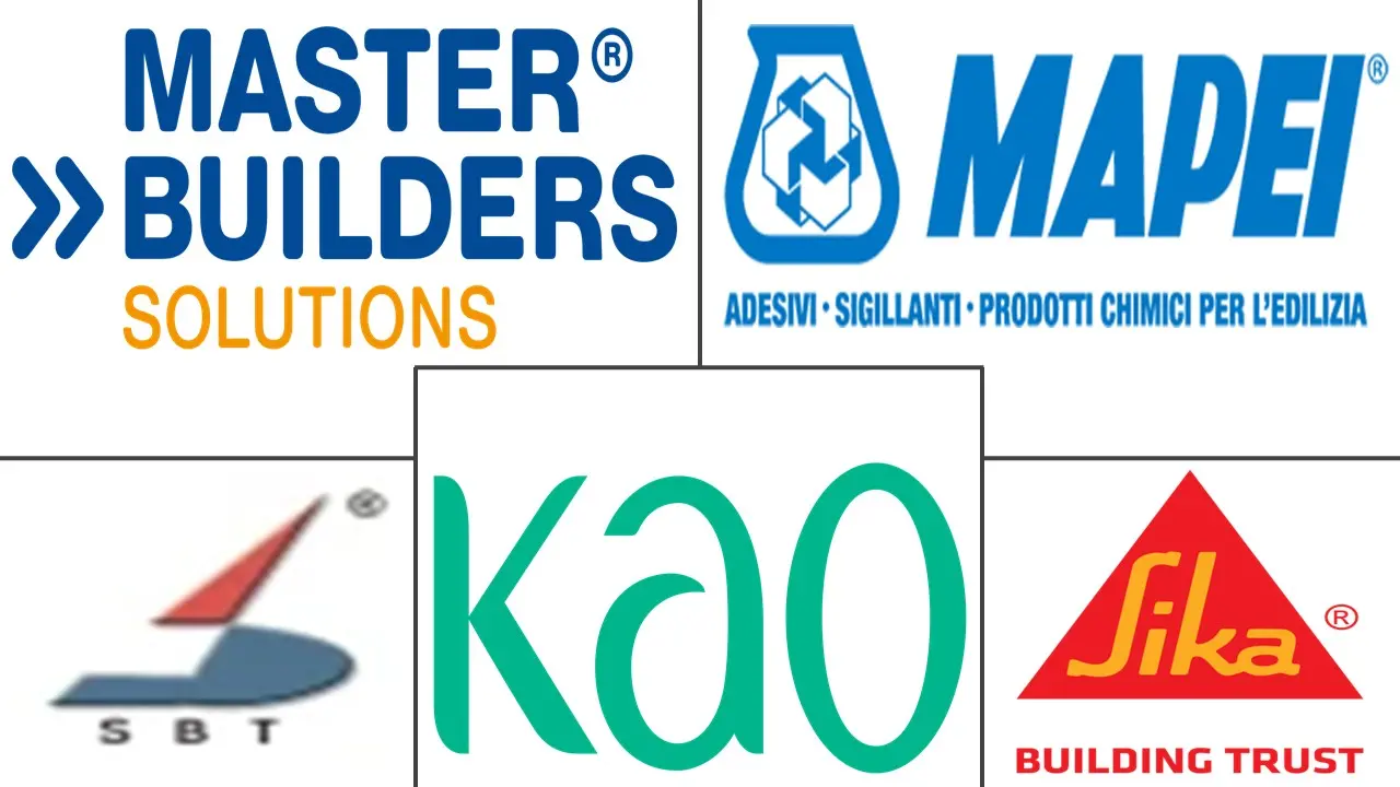 Major players in Asia-Pacific Concrete Admixtures industry
