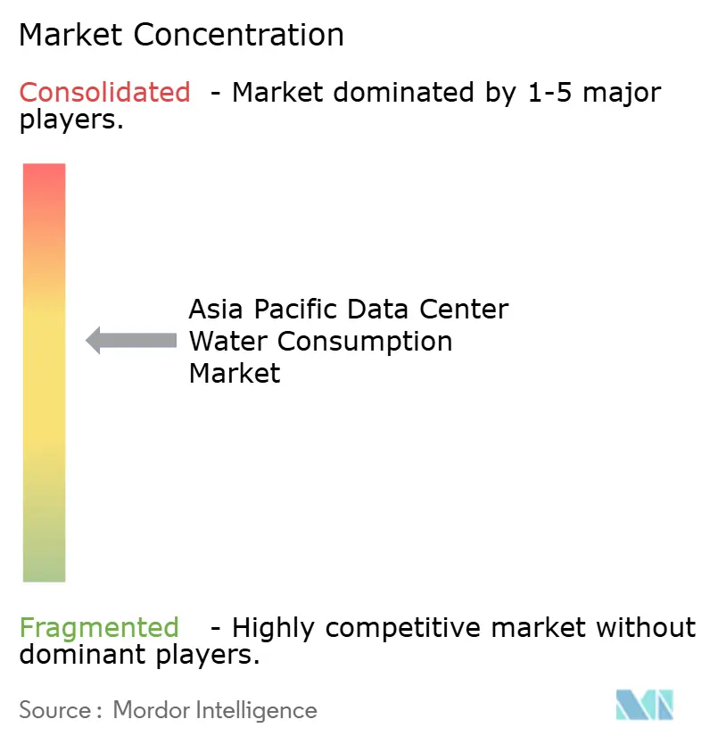 Asia Pacific Data Center Water Consumption Market Concentration