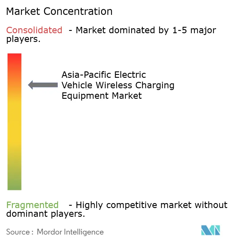 Asia-Pacific Electric Vehicle Wireless Charging Equipment Market Concentration