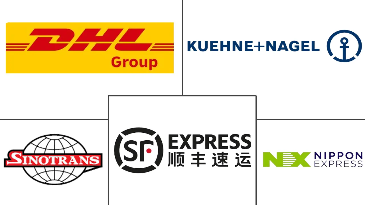 아시아 태평양 2025 바카라사이트 및 물류 산업의 주요 참여자