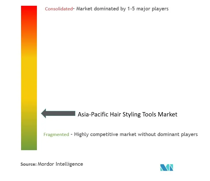 Asia Pacific Hair Styling Tools Market Concentration