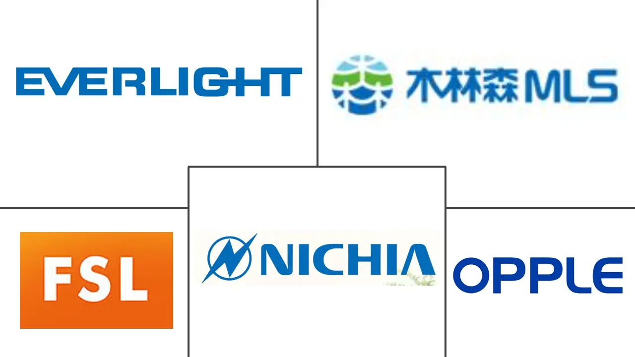 아시아 태평양 실내 LED 바카라사이트 카지노판 산업의 주요 업체