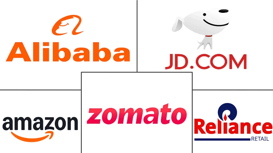 Mercado de Entrega de Comestibles en Línea en Asia-Pacífico Jugadores principales