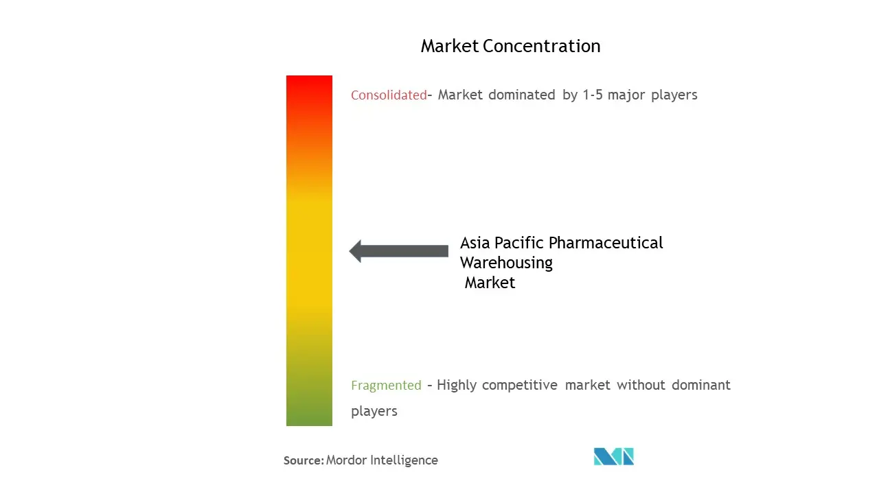 APAC Pharmaceutical Warehousing Market Concentration