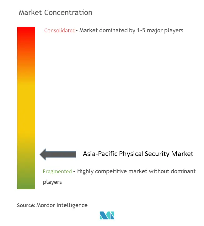 Asia-Pacific Physical Security Market Concentration