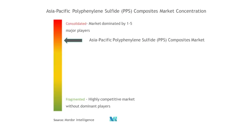 Market Concentration - Asia-Pacific Polyphenylene Sulfide (PPS) Composites Market.png