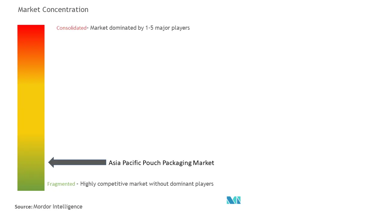 Asia-Pacific Pouch Packaging Market Concentration